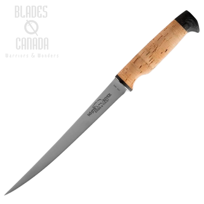 White River Traditional Fillet Knife, 440C 6", Cork Handle